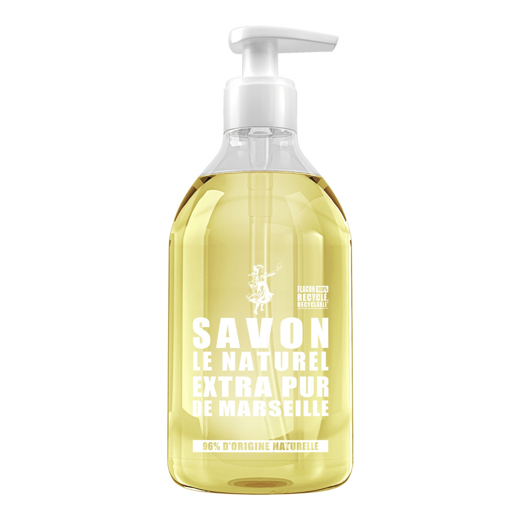 SAVON LE NATUREL Savon liquide de Marseille extra pur, antibactérien, 96 % d'origine naturelle, 500 ml