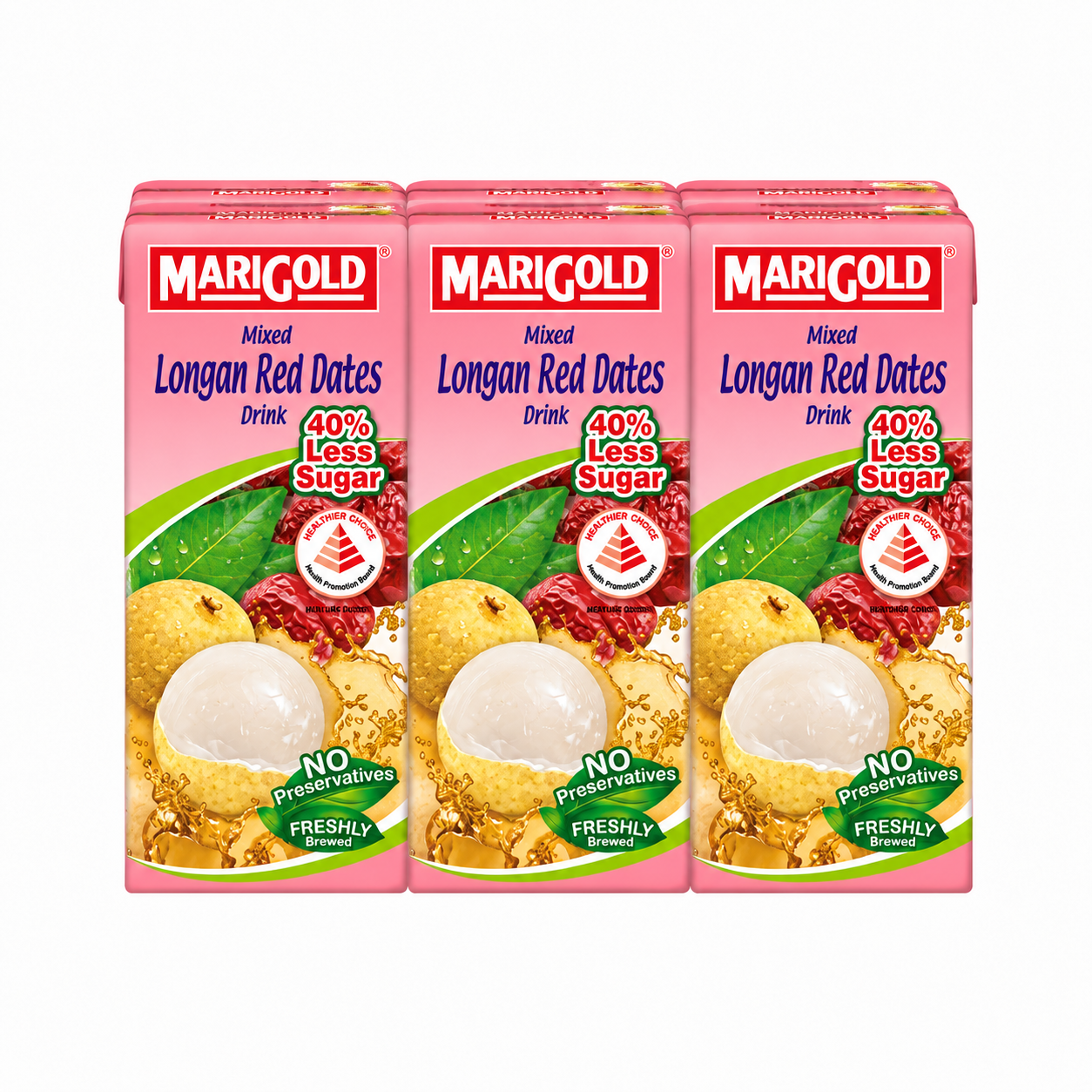 MARIGOLD Longan Date Drink 250ml x 6