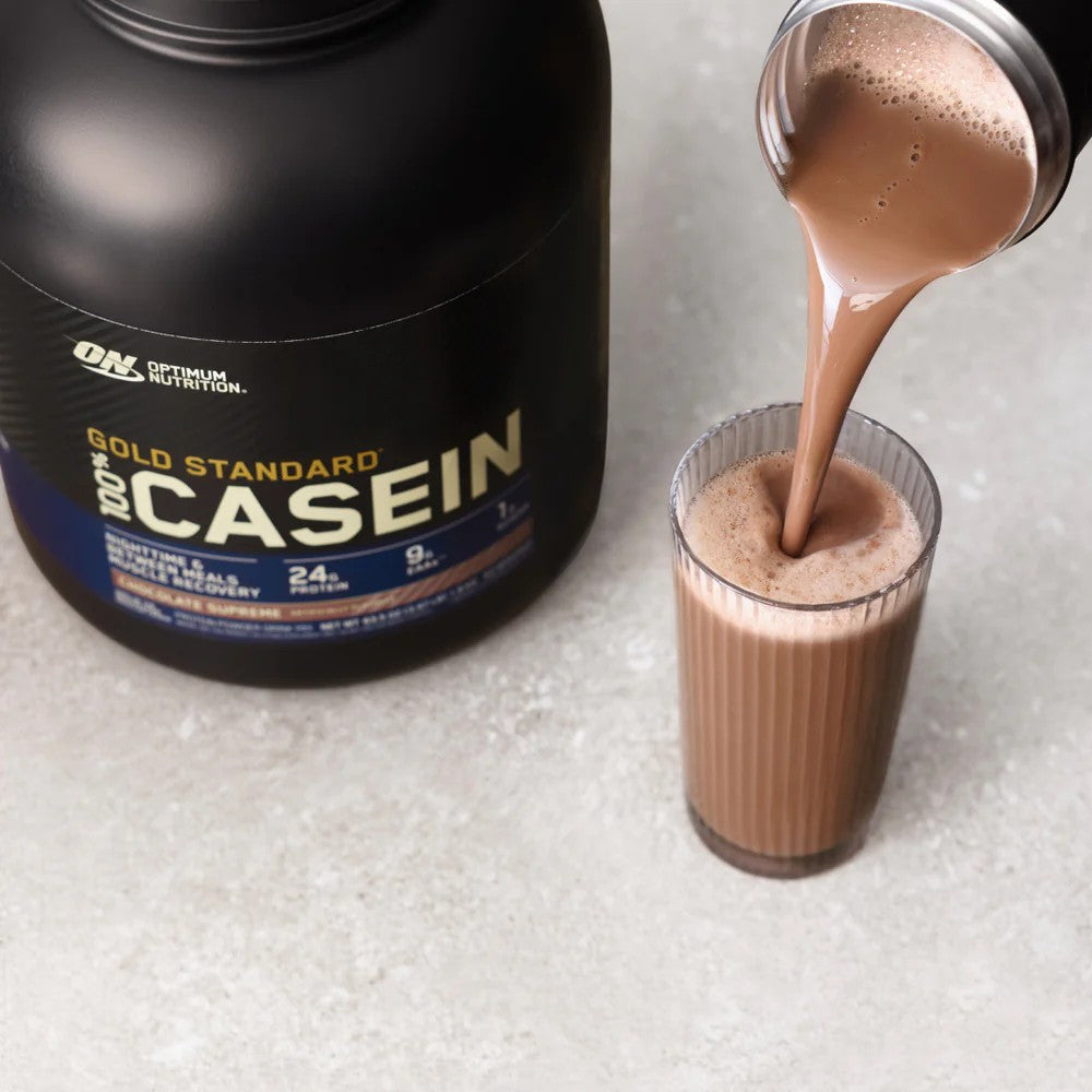 Optimum Nutrition Gold Standard 100 % Caséine, Saveur chocolat suprême, 1,82 kg (55 portions)