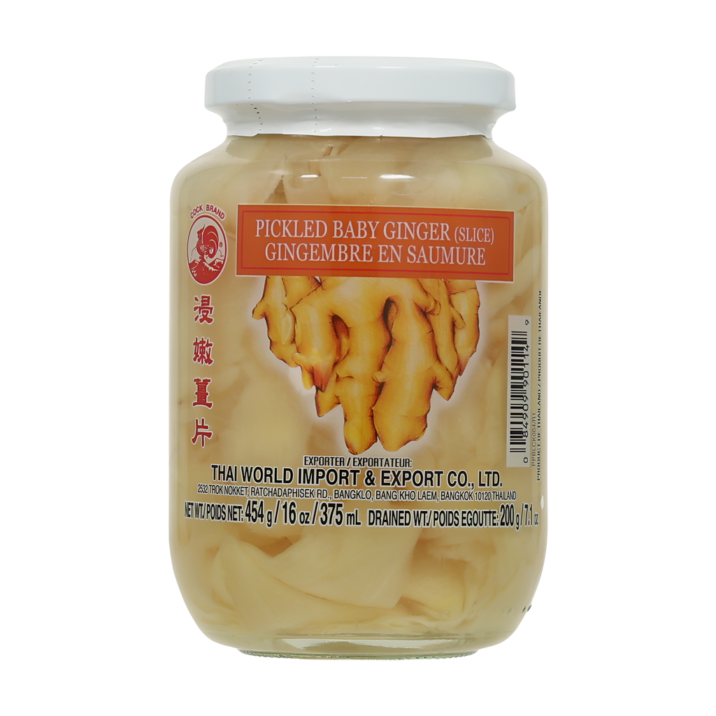 COCK Jeunes gingembres au vinaigre en tranches 454 g
