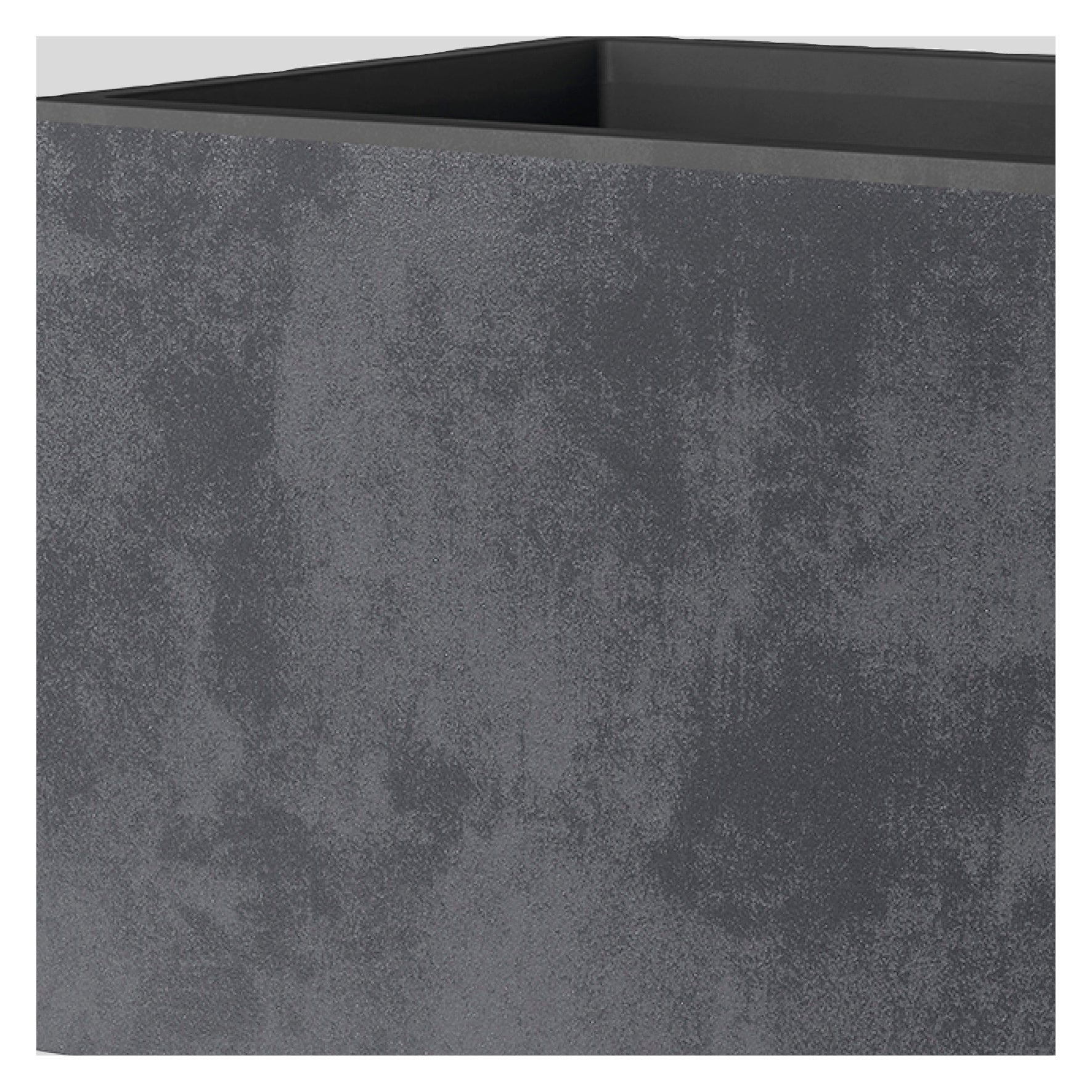 DEROMA Muret Millennium R Anthracite à réserve d'eau et roulettes 99cm