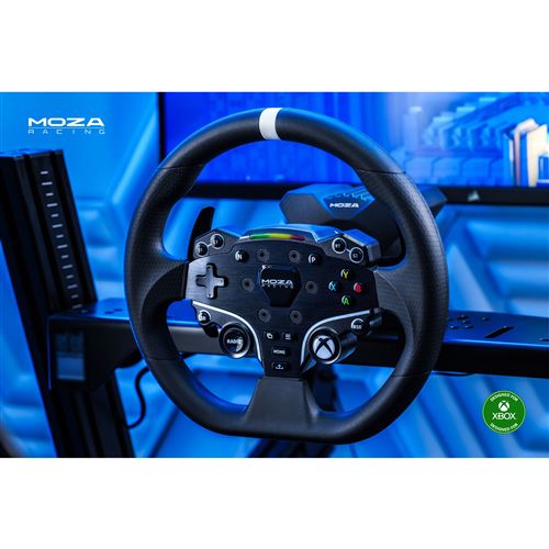 Moza Racing Pack R3 Racing pour Xbox et PC - Inclus Volant de Course, Base de Volant et Pédales