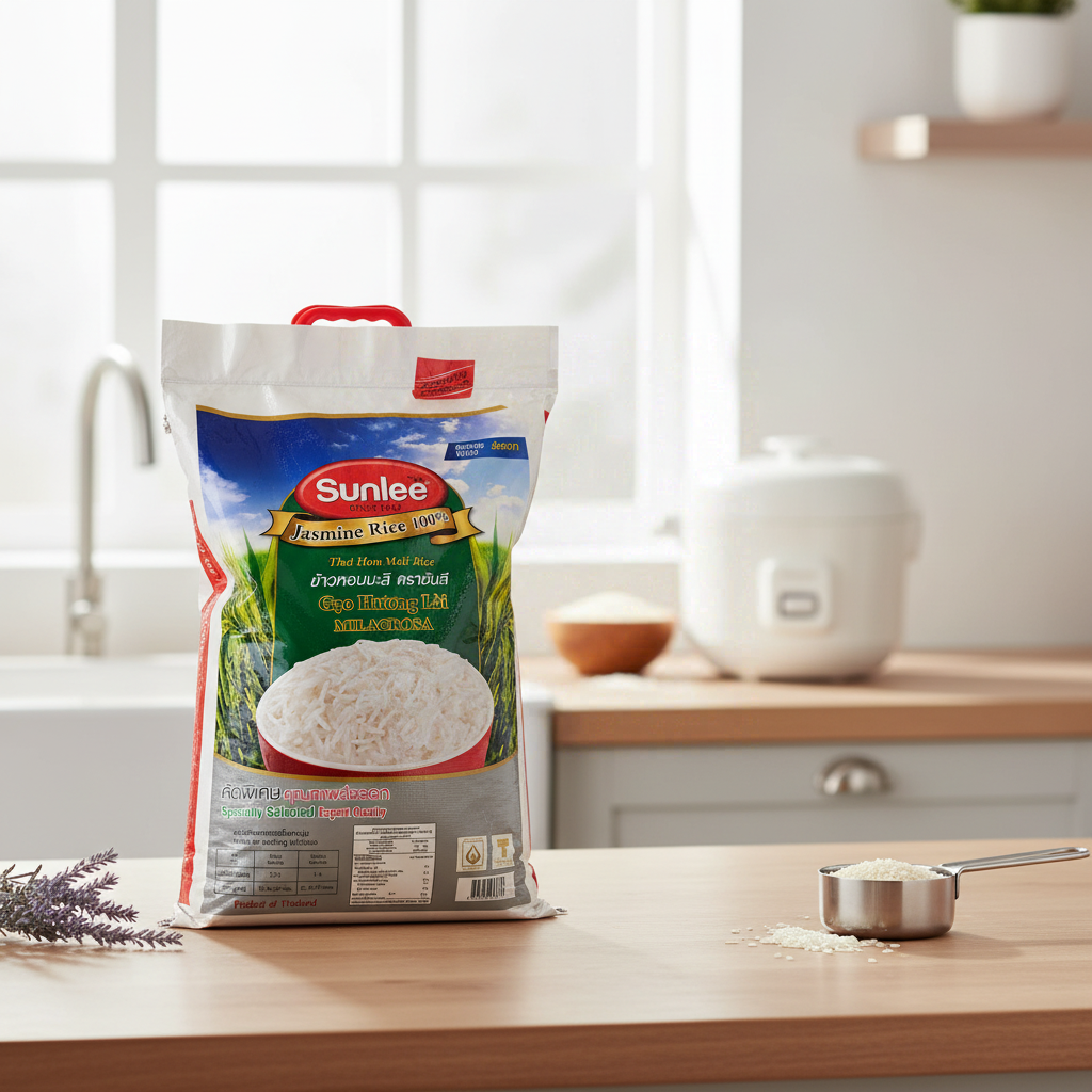 Sunlee Nouvelle récolte 2026 Riz jasmin Thaï Hom Mali Qualité supérieure 10 kg