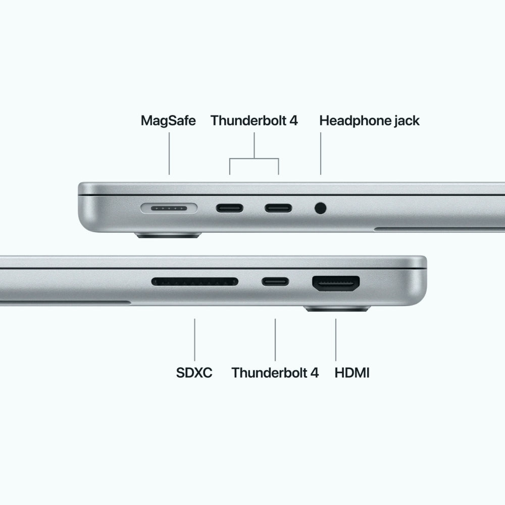 Apple MacBook Pro 14" : Puce Apple M5 CPU 10 cœurs GPU 10 cœurs, 16 Go RAM, 1 To SSD - Argent, AZERTY