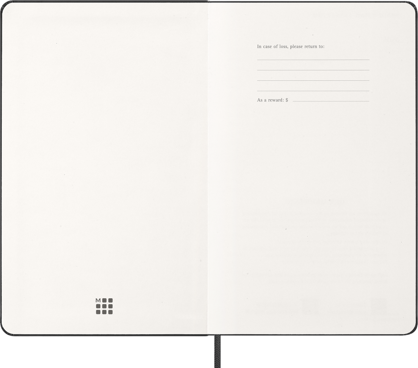 MOLESKINE Agenda Semainier 12-Mois Horizontal Grand Format