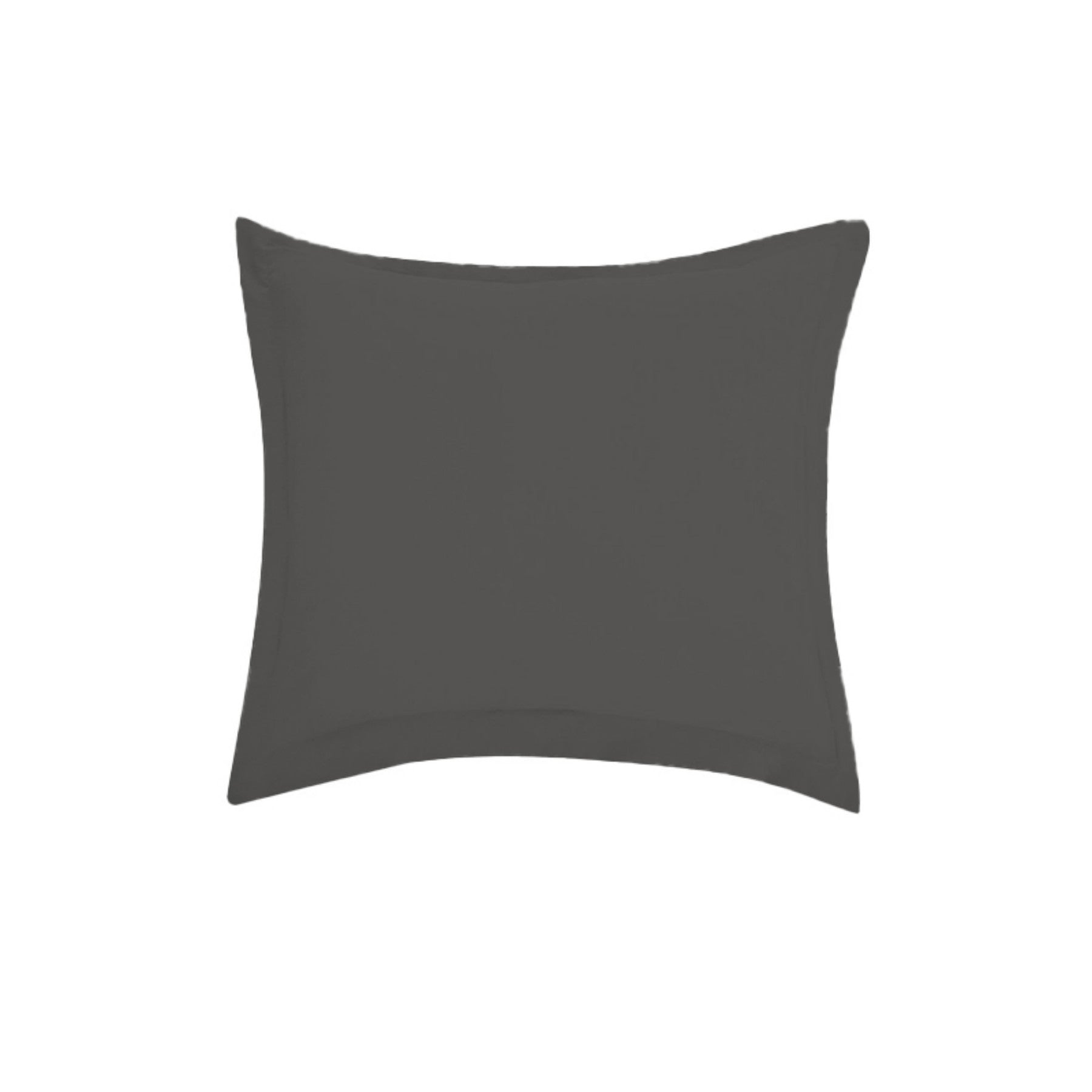 LEBONSOIR Parure de lit avec housse de couette gris foncé, 135 x 200 cm / 80 x 80 cm x 1, respirante durable douce confortable, avec fermeture éclair, 2 pièces