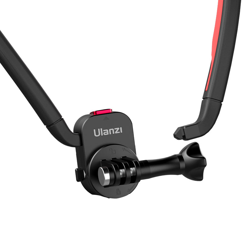 Ulanzi Support de cou magnétique pour Pictron Action Camera Mount et série Insta360 avec multi-angle réglable et fermoir rapide