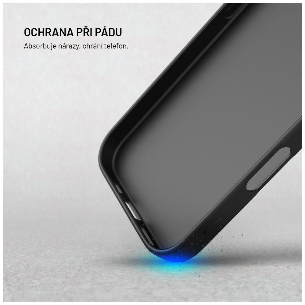 FIXED Coque de téléphone ReStory en TPU pour Apple iPhone 17 Pro Max, noir