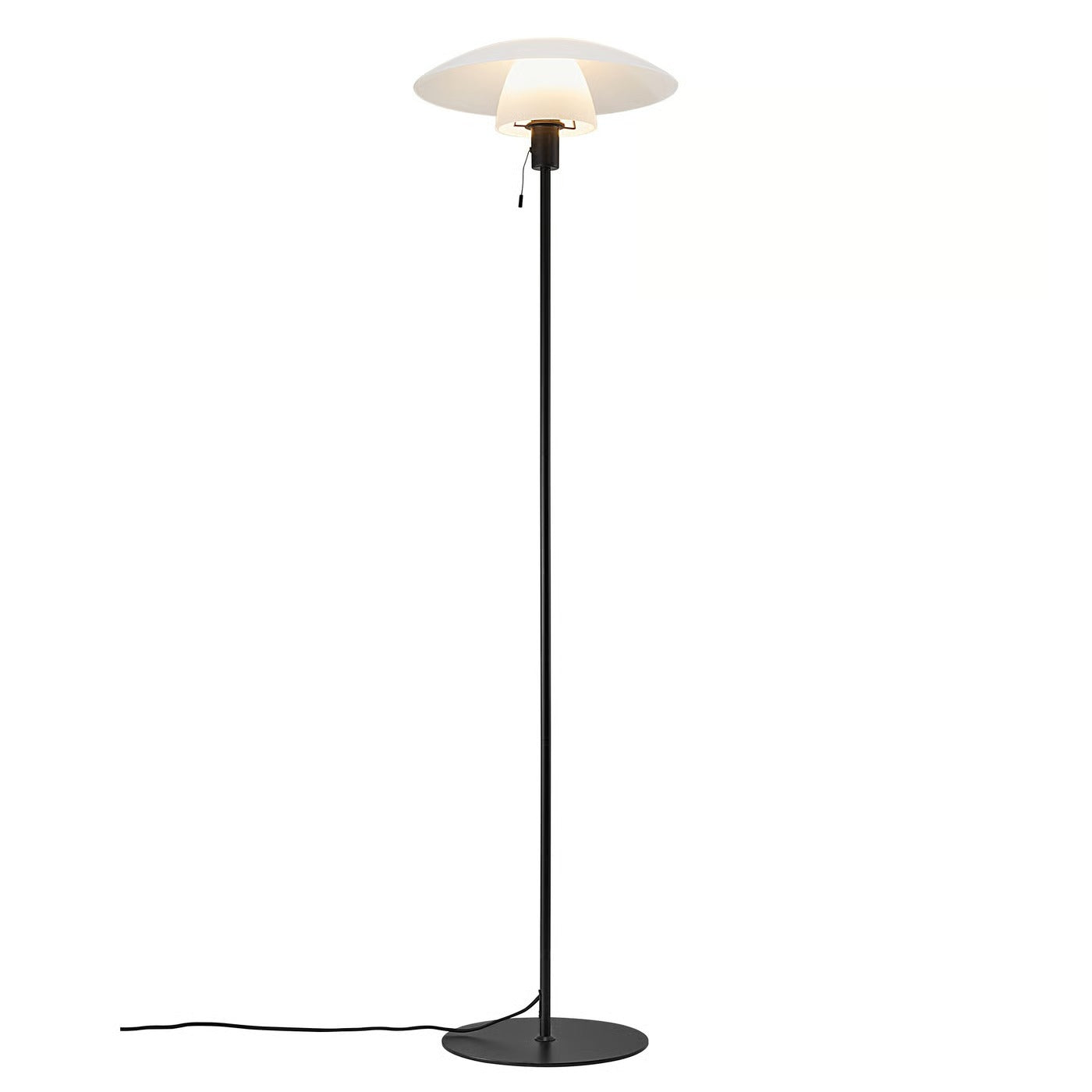 Lampadaire VERONA verre noir IP20 E27 - Nordlux, Intérieur