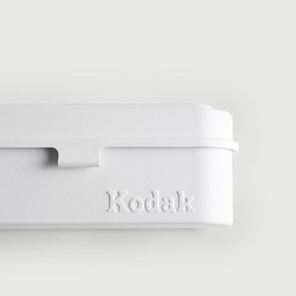 Kodak Boîte de rangement en métal pour pellicule 135 mm, Blanc