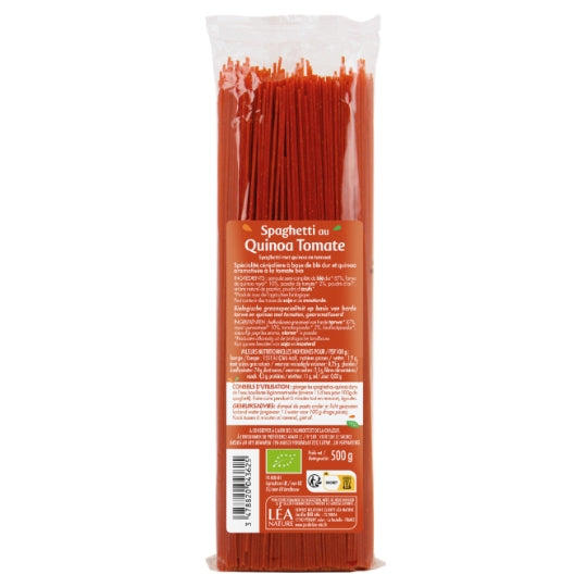 JARDIN BIO ETIC Spaghetti Colorés Bio au Quinoa et à la Tomate 500 g