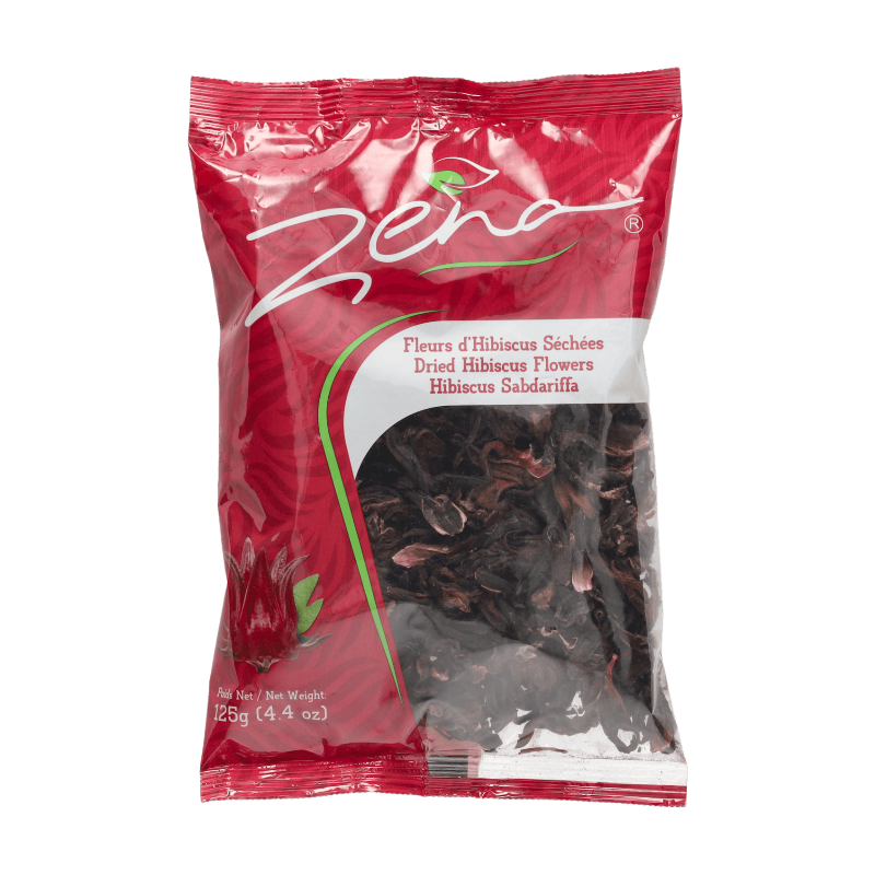 Zena Fleurs d'hibiscus séchées rouges 125 g