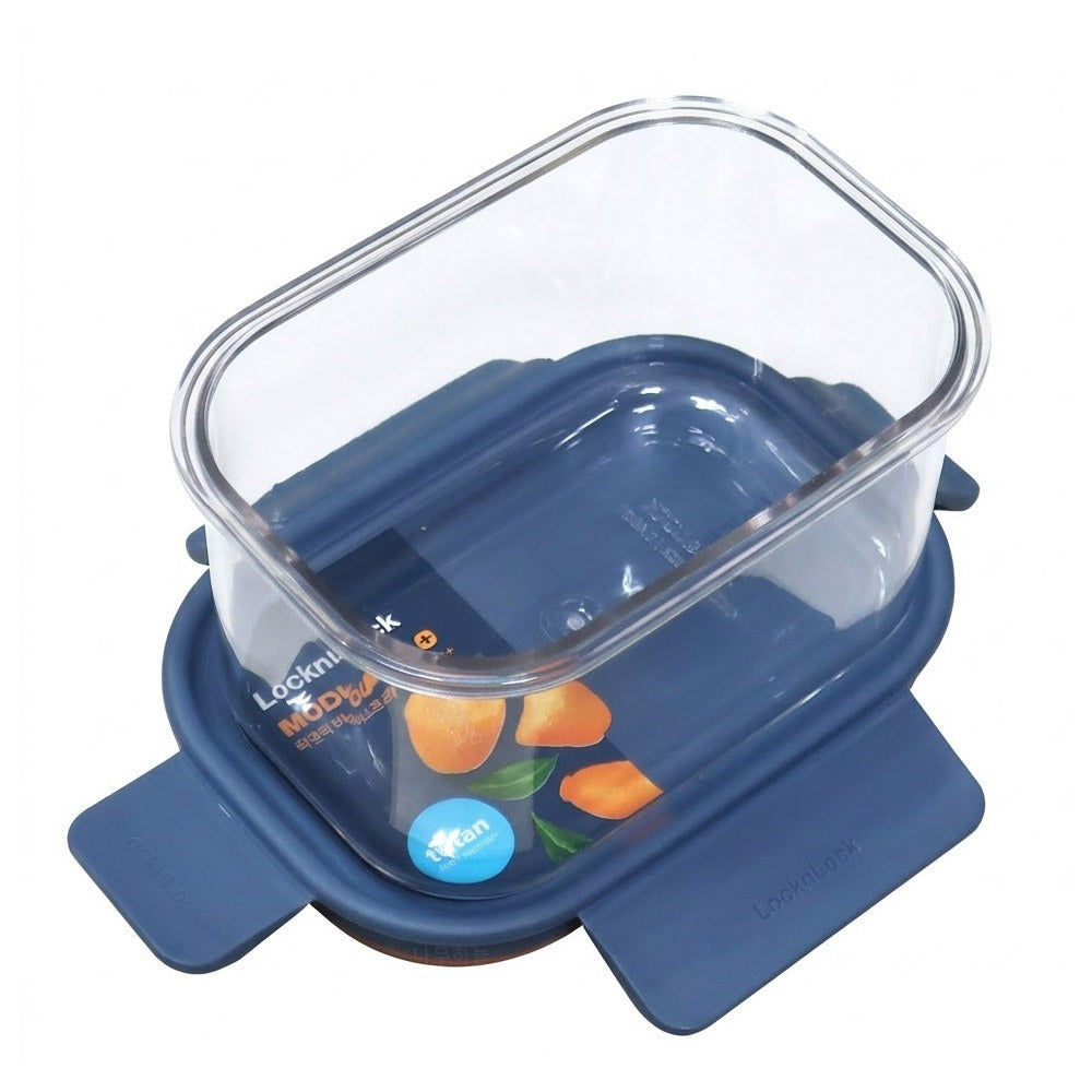 Bisfree Modular Plus-Rectangulaire-450 ml (Bleu Foncé)