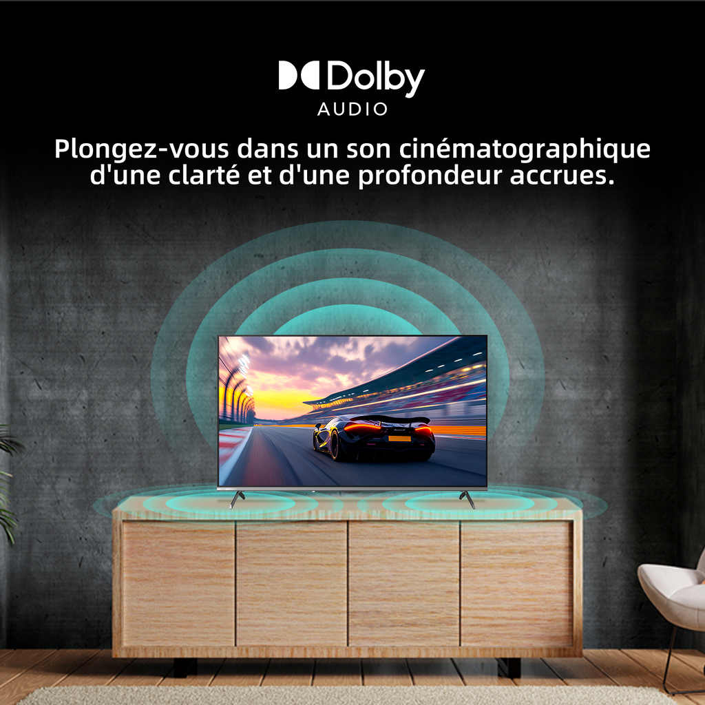 CHiQ Smart TV QLED Pro U50QM10E 50" 4K UHD Google TV