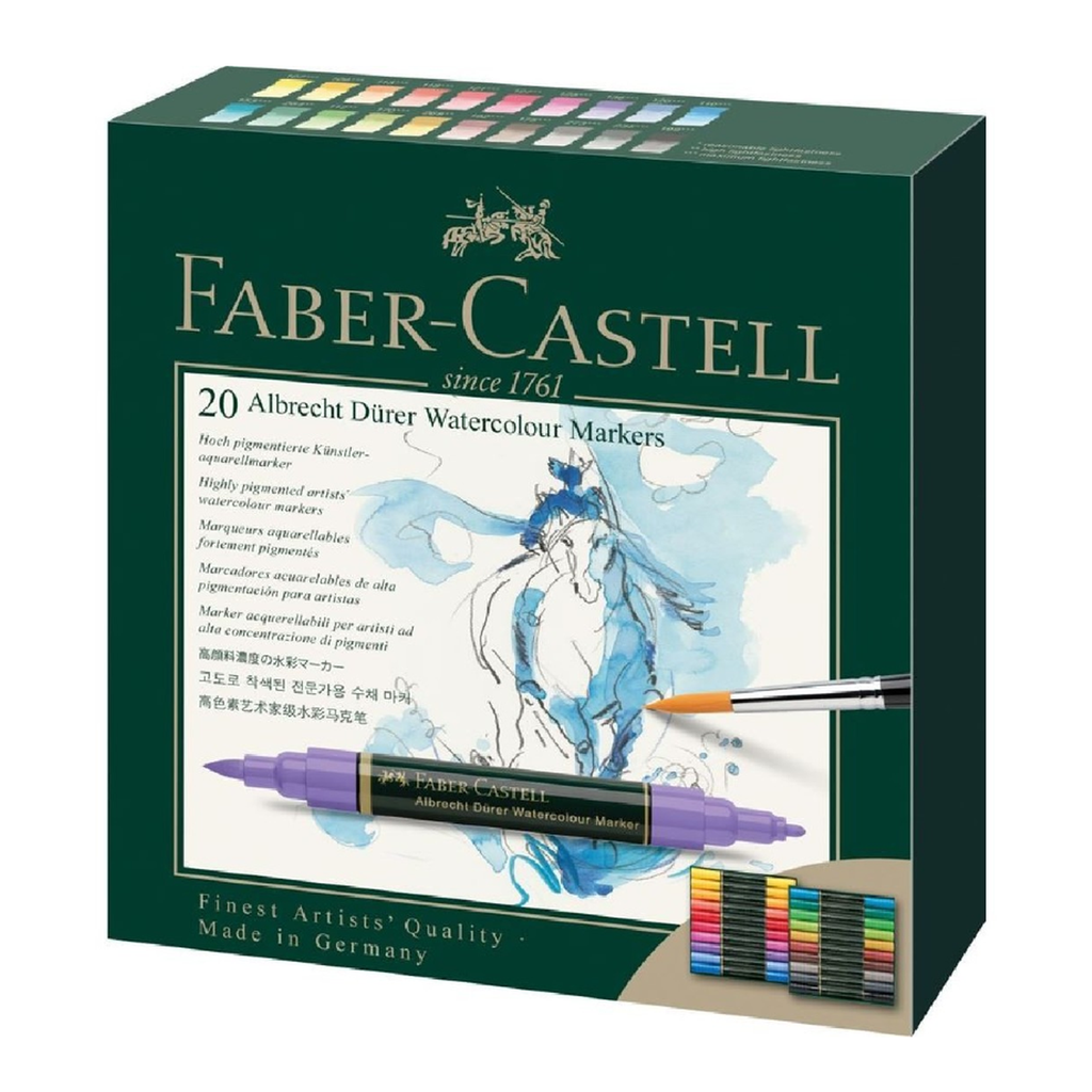 Faber-Castell Albrecht Durer Coffret de 20 marqueurs aquarelle
