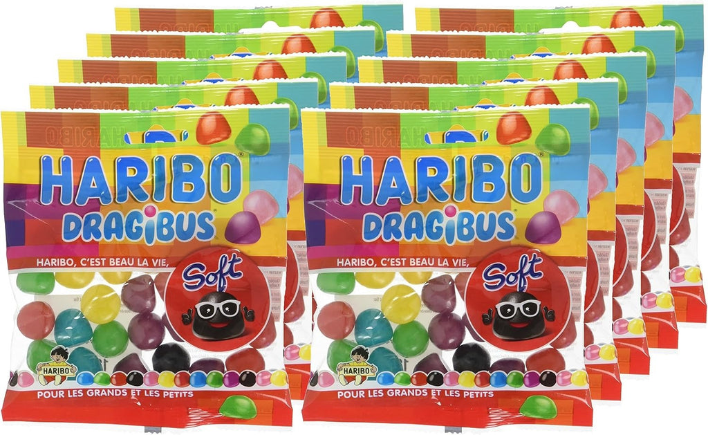 Haribo Dragibus bonbons dragées aux fruits tendres, 120 g