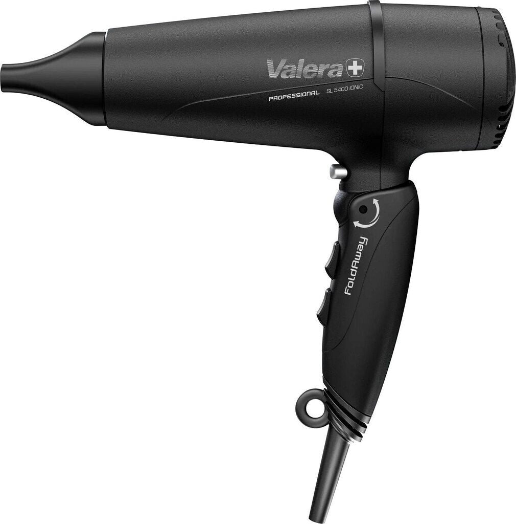 Valera Swiss Light 5400 Fold-Away Ionic – Sèche-cheveux Pliable 2000 W avec Générateur d’Ions, Fabriqué en Suisse