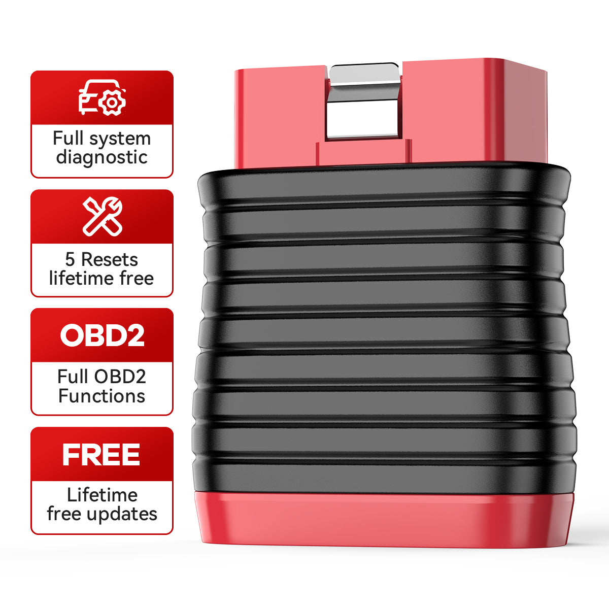THINKCAR ThinkDiag BD6 Appareil de diagnostic OBD2 OBD2 OBD2 avec diagnostic de tous les systèmes + 5 fonctions de réinitialisation (Purge, Frein, Voyants d’huile, IMMO, ETS)