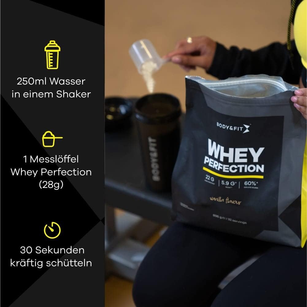 Body & Fit Whey Perfection Milkshake au Chocolat 896 g (32 Portions)