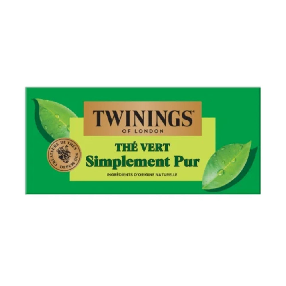 Twinings thé vert pur - 25 sachets 37 g