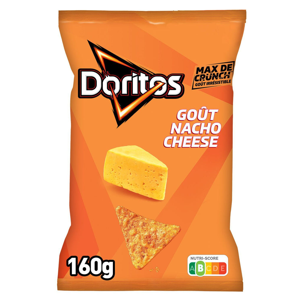 Doritos Chips de Tortilla Saveur Fromage Nacho, 160 g