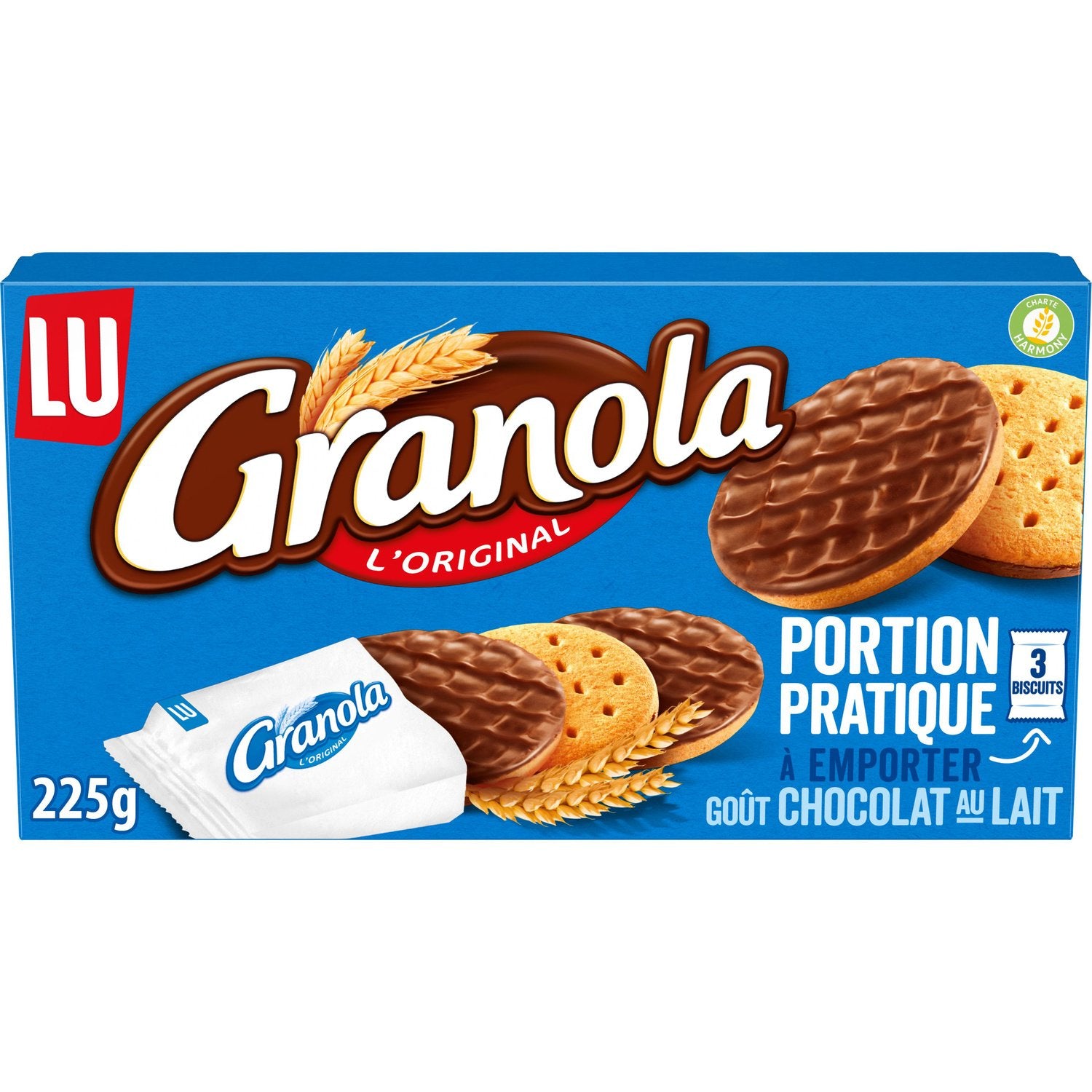 LU Granola Pocket Biscuits au chocolat au lait - 225 g