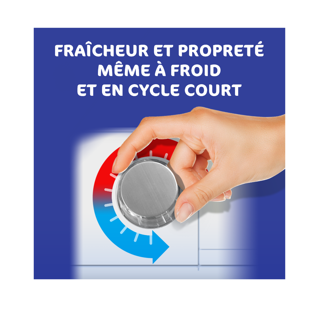 Dash 2-en-1 PODS® Envolée d'air, 38 doses, fabriqué en France