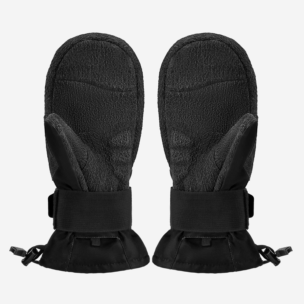 OutdoorMaster Mitaines de ski imperméables 3M et KEVLAR pour hommes et femmes noir - Taille L