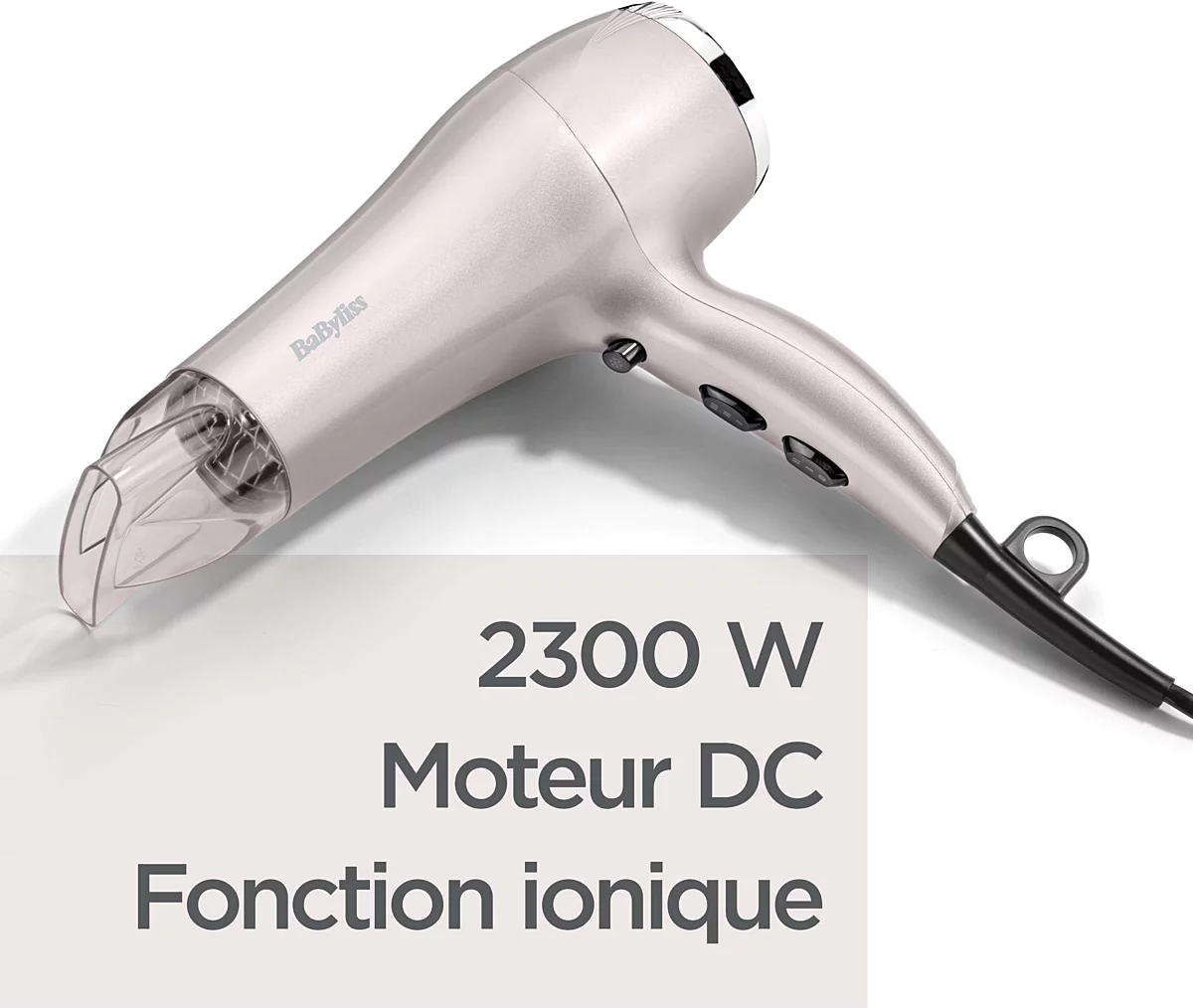 BaByliss D781E Sèche-cheveux 2300 W Mauve lustré Rose