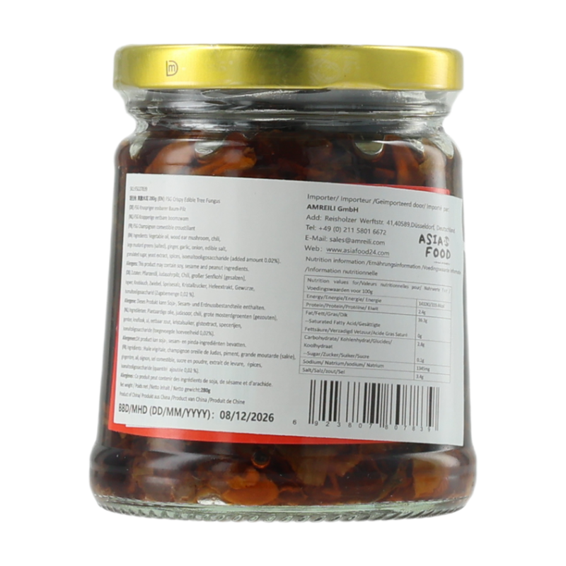 Fan Sao Guang Champignons noirs croustillants - 280 g