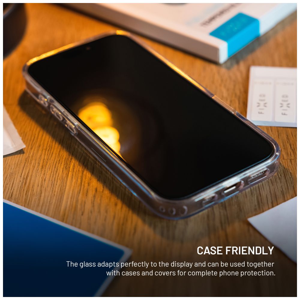 FIXED Protection d'écran en verre trempé 2,5D pour Apple iPhone Air, lot de 2