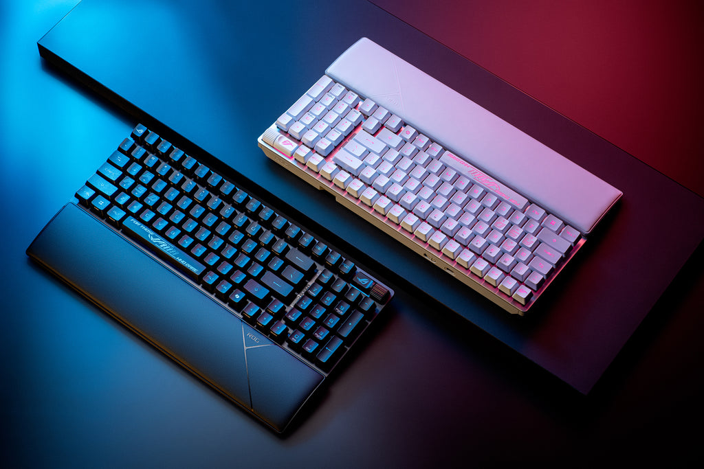 ASUS ROG Scope II 96 RX Clavier de Jeu Mécanique Sans Fil - AZERTY - Blanc