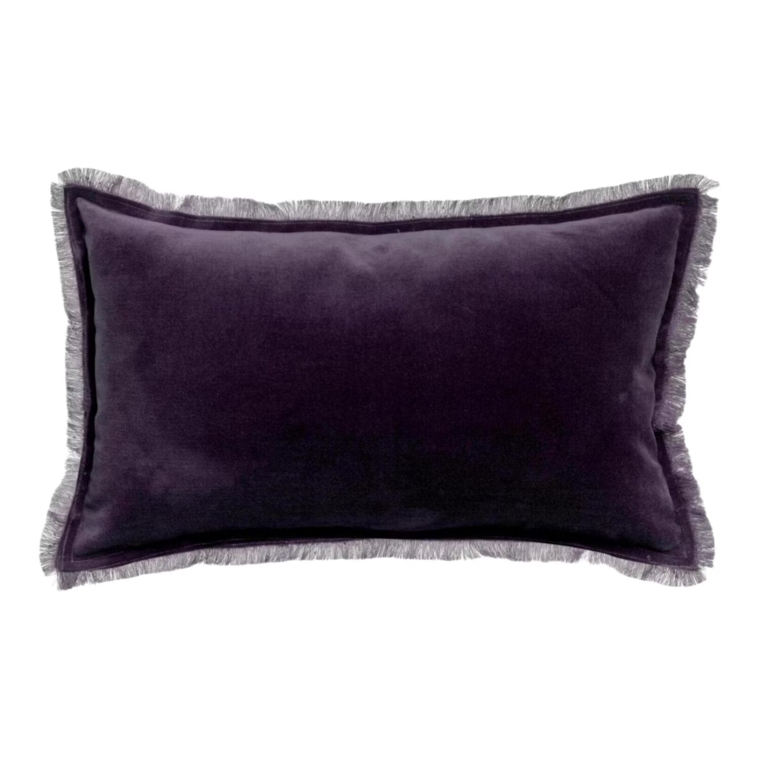 Vivaraise Coussin uni Fara raisin 30 x 50