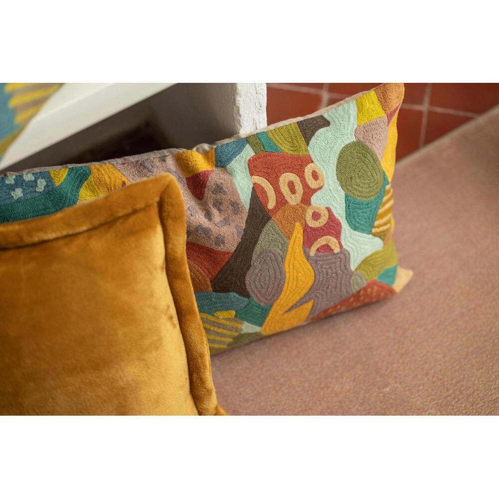 Vivaraise IZEL HOUSSE DE COUSSIN BRODE MINERAL