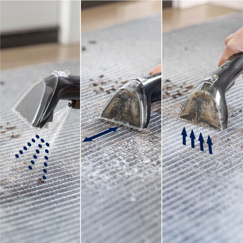 BISSELL Aspirateur Laveur Tissus SpotClean® Mini Bleu