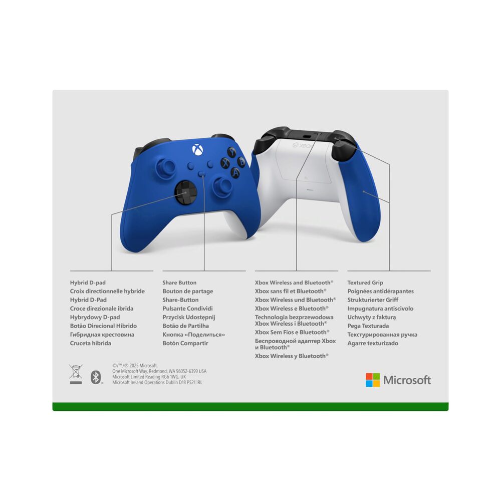 Manette sans fil Xbox pour Xbox Series/PC - Shock Blue