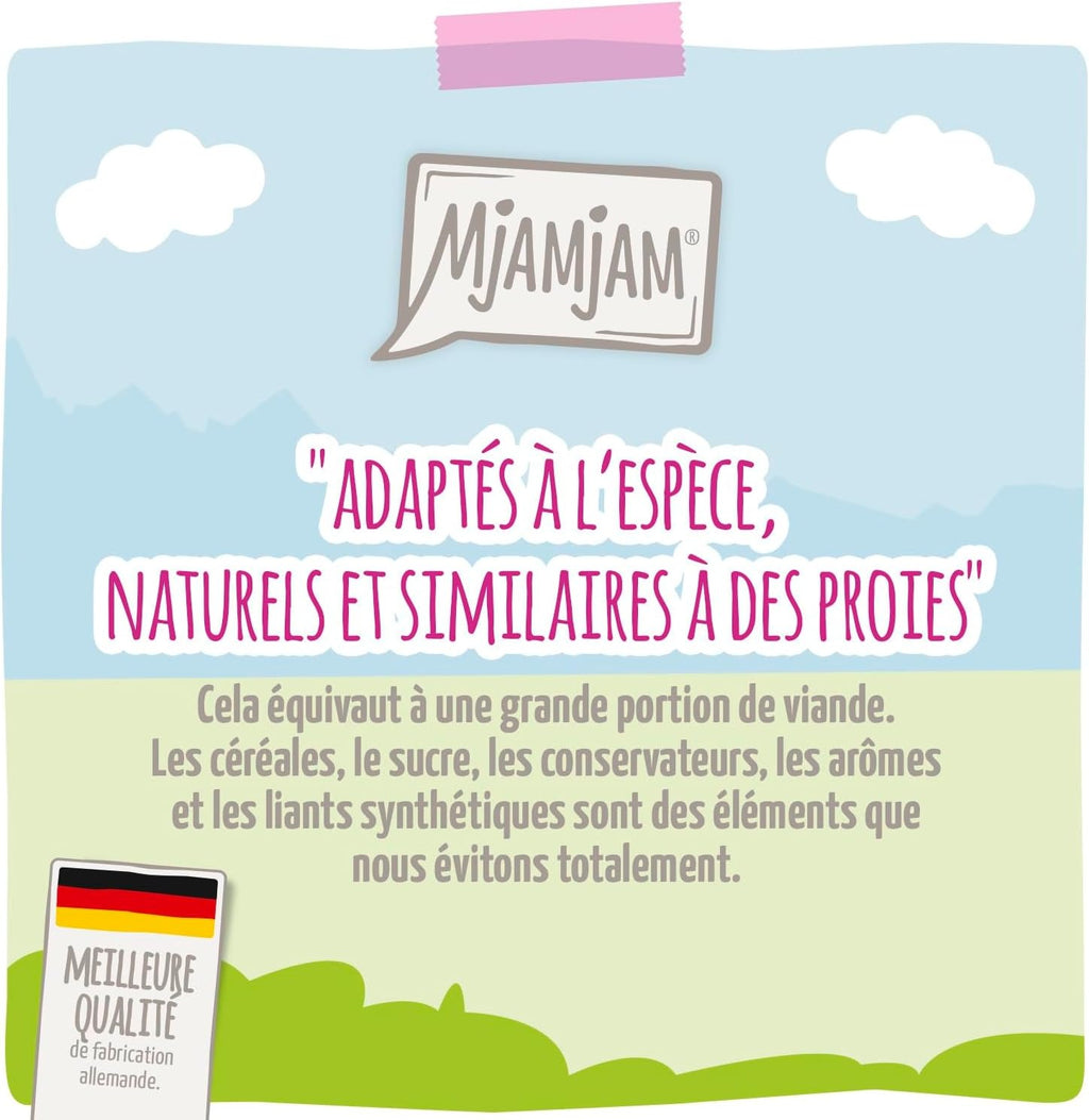 [Peut être servi frais pour l'été] MjAMJAM Nourriture humide pour chat porc carotte - 400 g x 6