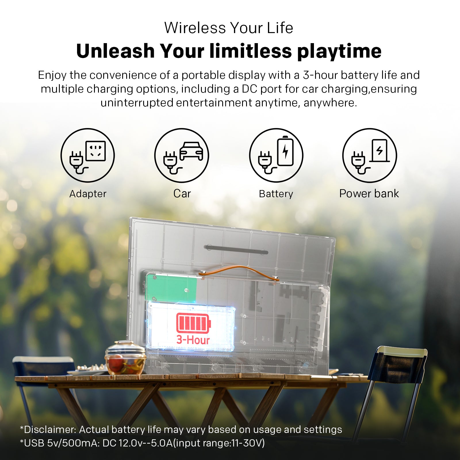 METZ TV Portable 24MPE7200Z Batterie Intégrée, Google TV Vert