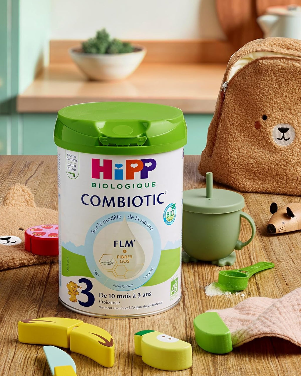 Hipp Combiotic 3 Lait de Croissance Bio Dès 10 Mois Jusqu'à 3 Ans 800 g