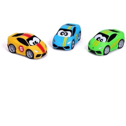 BB JUNIOR Pack de 3 véhicules à friction sur le thème Lamborghini