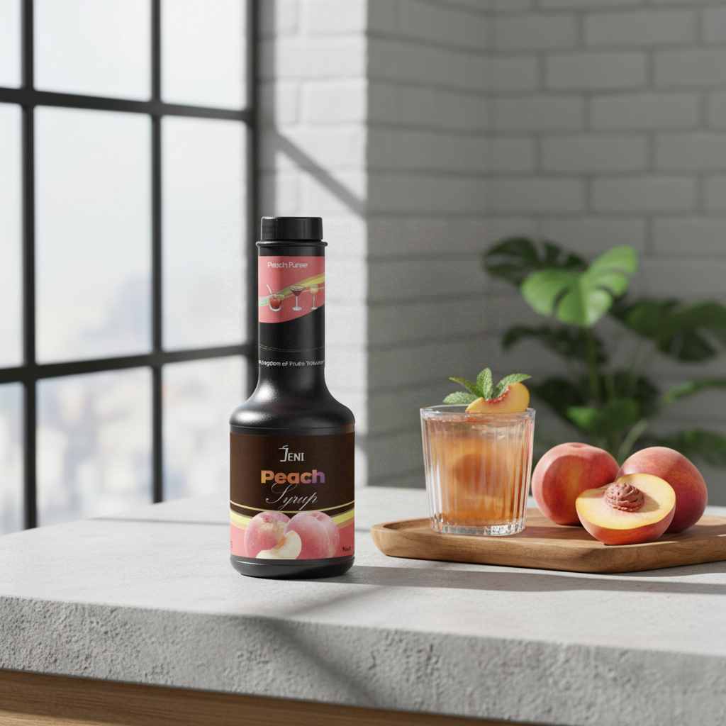 JENI Sirop de pêche - 456 ml 600 g