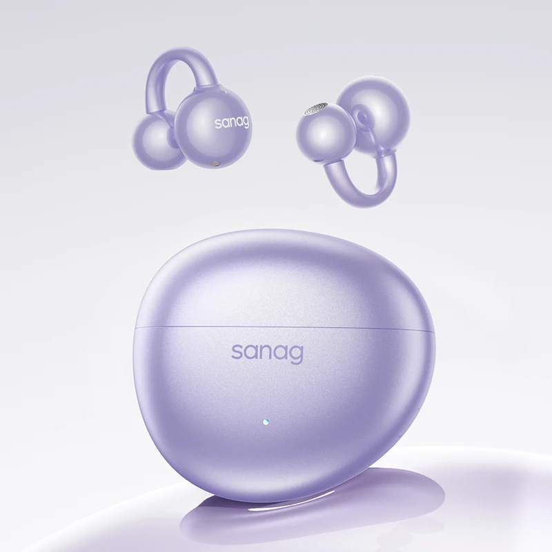 sanag S7S Casque Bluetooth Sport à Conduction Osseuse Ultra-Sensible Longue Autonomie avec Traduction IA Ouverte