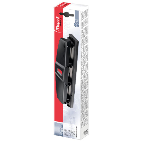 Maped Essentials Perforatrice Métallique 4 Trous – Noir