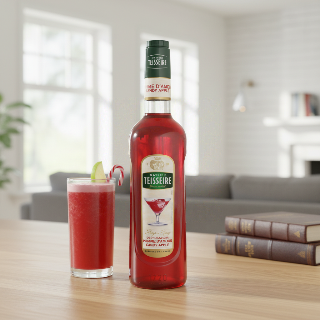 TEISSEIRE Sirop pomme d'amour - 70 cl