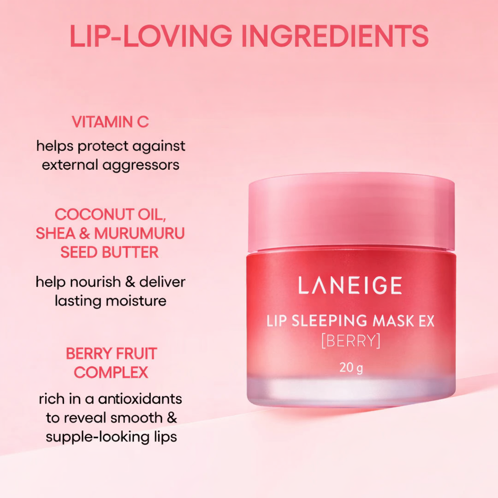 Laneige Masque de Nuit pour les Lèvres Ex Baie 20 g