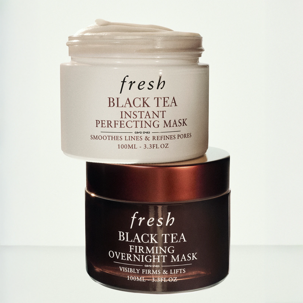 Fresh Black Tea Masque de nuit raffermissant visage au thé noir - 100 ml
