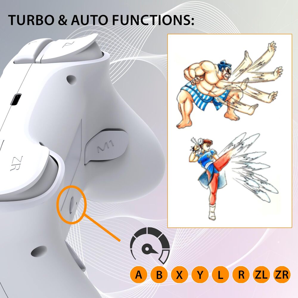 SUBSONIC Manette sans fil SW2 & SW avec LED - Blanc