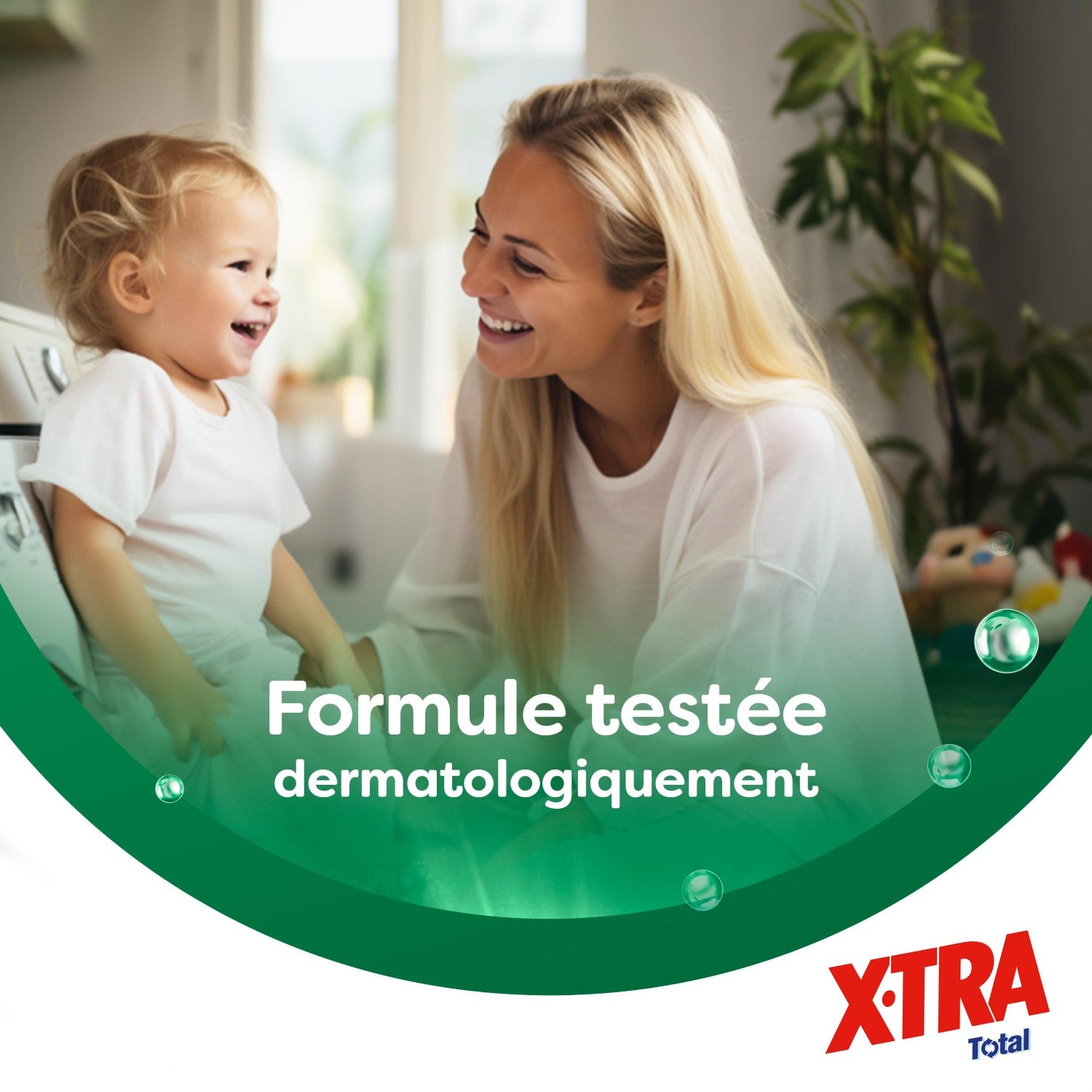 X-TRA Total Lessive liquide au savon de Marseille et aloe vera 63 lavages