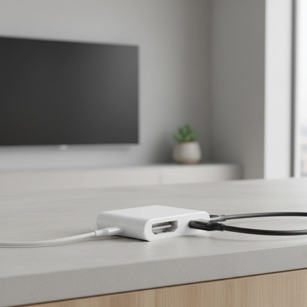 Apple adaptateur Lightning vers AV numérique