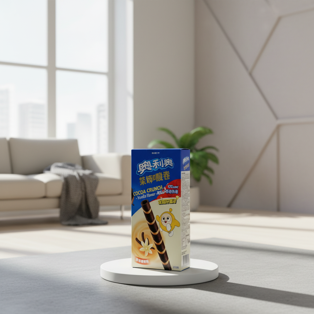 Oreo Rouleaux croustillants au cacao fourrés saveur vanille - 50 g